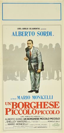 Casaro Renato UN BORGHESE PICCOLO PICCOLO locandina originale, 1977....