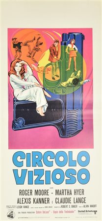 Colizzi Mauro CIRCOLO VIZIOSO locandina originale, prima edizione italiana...