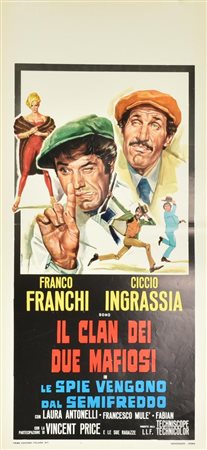 Taranelli Ezio LE SPIE VENGONO DAL SEMIFREDDO locandina originale, prima...