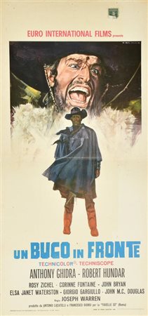 Gasparri Rodolfo UN BUCO IN FRONTE locandina originale, prima edizione...