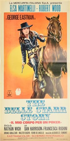 THE BELLE STARR STORY -IL MIO CORPO PER UN POKER- locandina originale, prima...