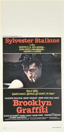 BROOKLYN GRAFFITI locandina originale, 1984. NUOVA ROTOPRESS cm 70x33...