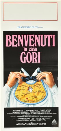 SHOT-Roma BENVENUTI IN CASA GORI locandina originale, prima edizione italiana...