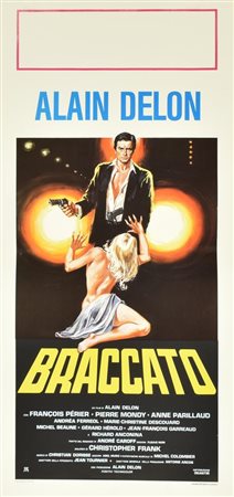BRACCATO locandina originale, prima edizione italiana 1983. Selegrafica Roma...