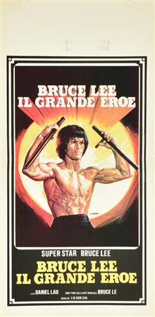 Sciotti Enzo BRUCE LEE IL GRANDE EROE locandina originale. QUALITA': B
