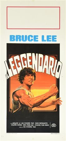 BRUCE LEE IL LEGGENDARIO locandina originale, 1982. GRAFOSERVICE Roma cm...