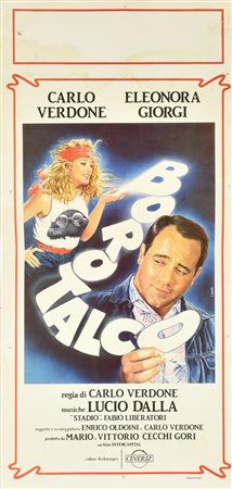 Sciotti Enzo BOROTALCO locandina originale. Selegrafica Roma cm 70x33...