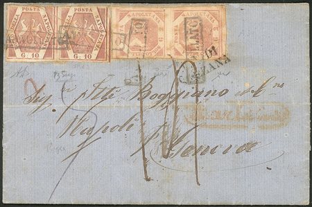 Antichi Stati Italiani - Napoli - Lettera da Barletta 31 maggio 1858