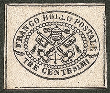 Antichi Stati Italiani - Stato pontificio - 1867 - 3 (14 cat.7500)