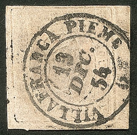 Antichi Stati Italiani - Sardegna - 1853 - 40 cent rosa chiaro (6)