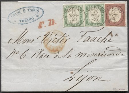 Antichi Stati Italiani - Sardegna - Lettera (9 + 13c)