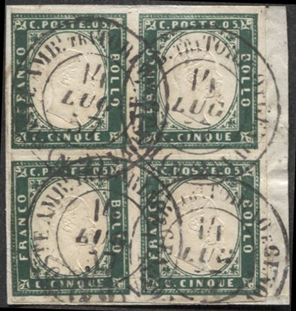 Antichi Stati Italiani - Sardegna - 5 cent (13Ac)