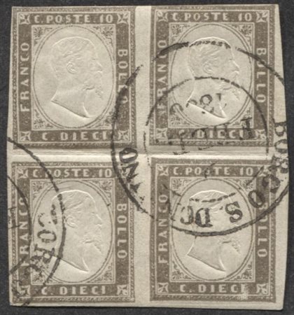 Antichi Stati Italiani - Sardegna - 10 cent (14Ae)