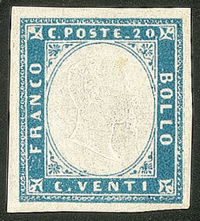 Antichi Stati Italiani - Sardegna - 1855 - 20 cent (15f)