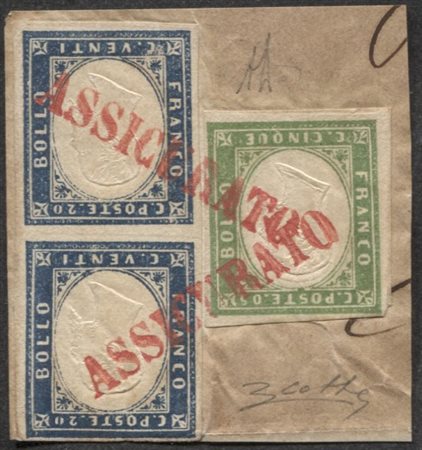 Antichi Stati Italiani - Sardegna - 20 + 5 cent (13Da + 15Da)