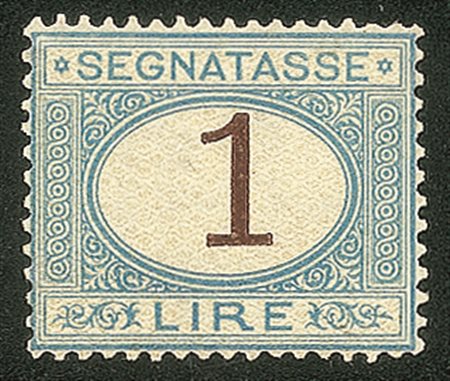 Regno - Segnatasse - 1870 - 1 lira segnatasse (11)