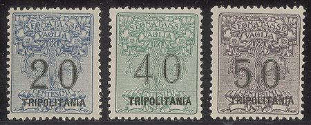 Colonie - Tripolitania - 1924 - Segnatasse Vaglia (1/6)