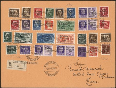 Occupazioni II guerra mondiale - Occupazione Tedesca - Zara - Bustone 29 valori