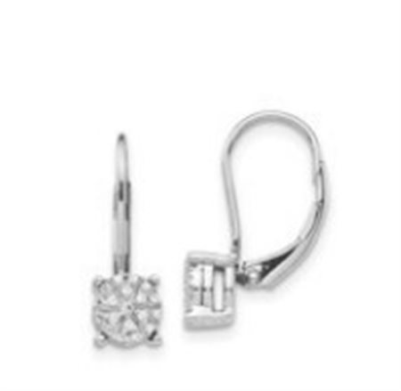 ORECCHINI MONACHELLA IN ORO CON DIAMANTI NATURALI PER 0,15 CT - 850 NAT 18K