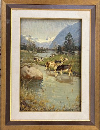 Ottorino Campagnari Mestre 1910 – 1982 Torino (TO) Val Ferret, Courmayeur