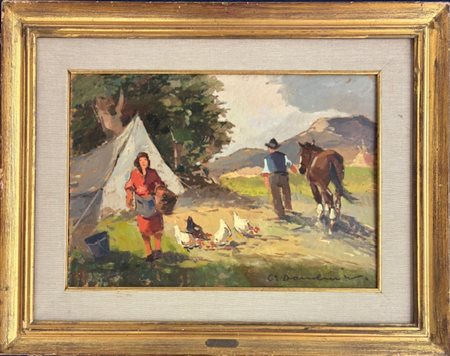 Carlo Domenici Livorno 1897 - 1981 Portoferraio (LI) In maremma