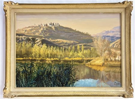 Piero Monti Torino 1910 – 1994 Chiaverano, lago Sirio