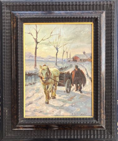 Alfredo di Romagna Rimini 1913 – 1979 Ravenna Il ritorno del boscaiolo