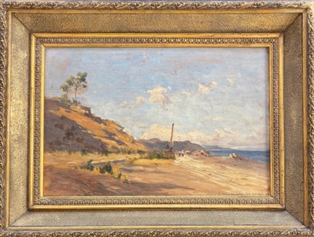 Anonimo del XIX secolo Italia del nord XIX secolo Veduta di santa margherita ligure