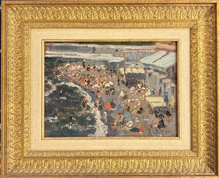 Erma Zago Venezia 1880 – 1942 Bagnanti in spiaggia