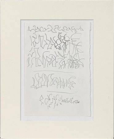 RICCARDO LICATA, 16,2 X 11,4 cm, Pastelli su carta, anno 1977, archivio...