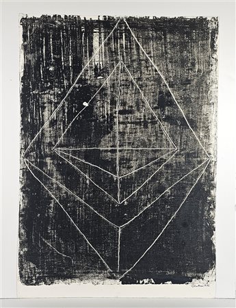 VENTURINO VENTURI, 70 X 100 cm, Monotipo Certificato di autenticità a cura di...