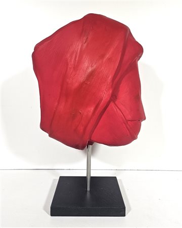 CESARE BERLINGERI, 32 X 25,5 X 11,5 cm, ”Senza titolo" scultura in alluminio...