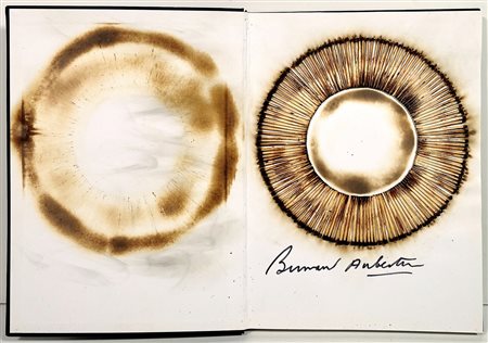BERNARD AUBERTIN, 31 X 45 cm, ”Livre Brulé Rosenberg", fiammiferi su...