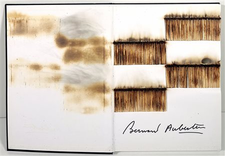 BERNARD AUBERTIN, 31 X 45 cm, ”Livre Brûlé Rosenberg" fiammiferi su catalogo,...