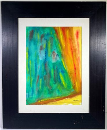 ANTONIO CORPORA, 51 X 36 cm, ”La porta del profeta" anno 1996, acquarello su...