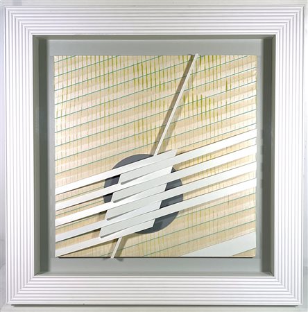 LORENZO PIEMONTI, 60 X 60 cm, ”Cromoplastico M413" anno 2011, acrilici e...