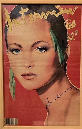 ANDY WARHOL, 43 X 27 cm, copia originale Interwiew Febbraio 1981, Diane Lane,...