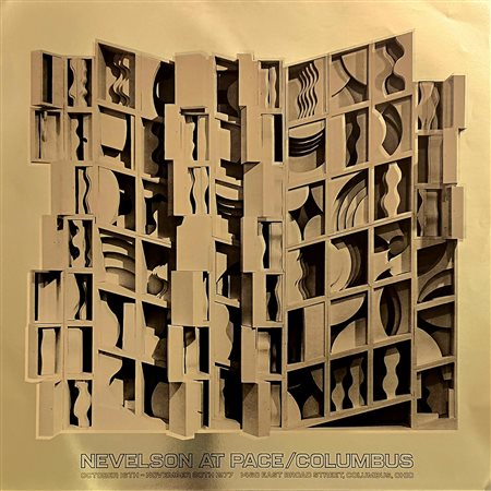 LOUISE NEVELSON, 65 X 65 cm, Manifesto litografico originale per la mostra...