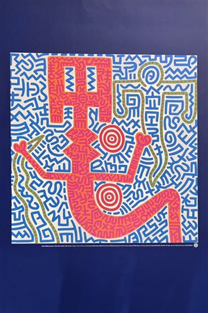 KEITH HARING, 90 X 60 cm, Poster litografico, pubblicato by te Neues...