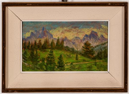 Marino Parenti (Asola 1900 - Firenze 1963)  - Appunto per le Dolomiti, 1962