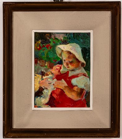 Luigi Polverini (Roma 1903 - 1960)  - Annamaria, 1954