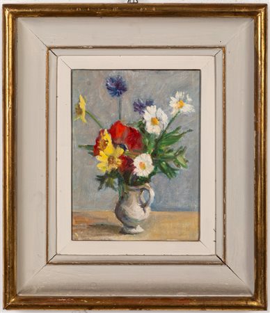 Giorgina Bertolucci Di Vecchio (San Ginese 1989 - Milano 1985)  - Vaso di fiori,  