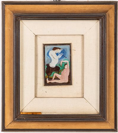 Maria Stuarda Varetti (Lucca 1938)  - Ninfa e satiro,  