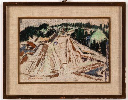 Rina Ferri (Campagnola Emilia 1924 - Reggio Emilia 2006)  - Paesaggio invernale, 1964