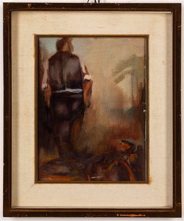 Giovanni De Maria (Arsago Seprio 1924)  - La bicicletta, 1967