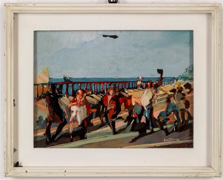 Vanni Saltarelli (Filo Mornasco 1945)  - La passeggiata, 1968