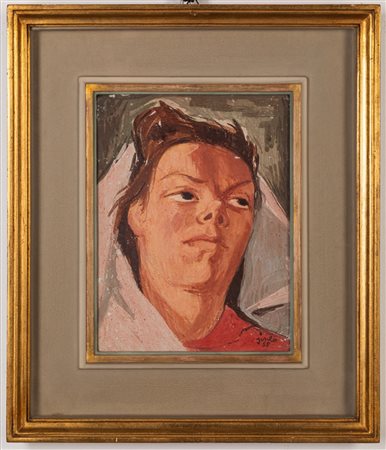 Sineo Gemignani (Livorno 1917 - Empoli 1973)  - Figura, 1955