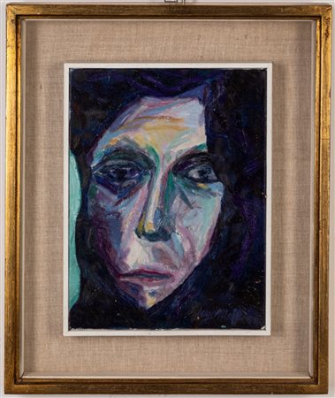 Ugo Maffi (Lodi 1939 - 2012)  - Ritratto, 1968