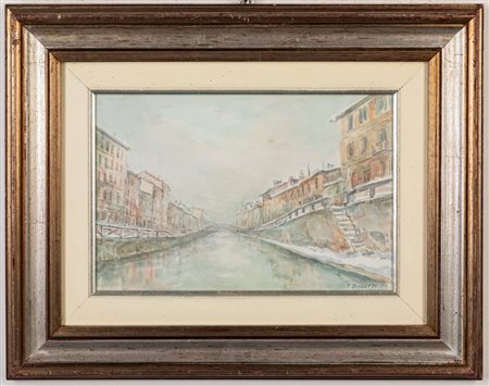 Trento Biagetti ( )  - Naviglio a Milano, 1979