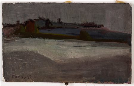 Salvatore Furnari (Messina 1917 - ?)  - Paesaggio,  